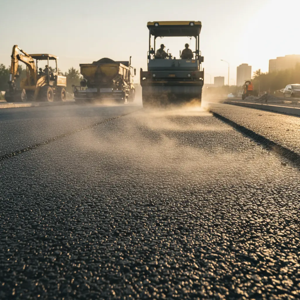 Asphaltierungsarbeiten